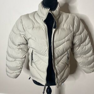 REI Women’s Beige Quilted Goose Down‎ Puffer Jacket Sz XS